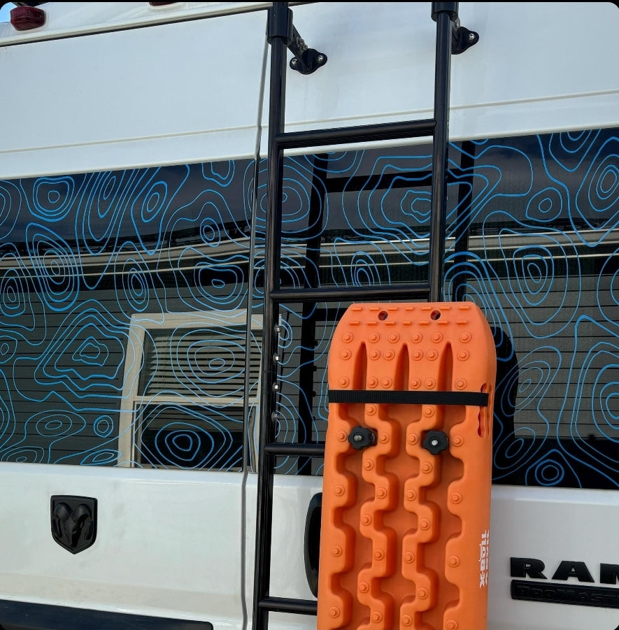 Topography Lines Vinyl Decal Sticker for your Car, Truck, RV, Camper, Van, Trailer. Multiple colors and sizes.