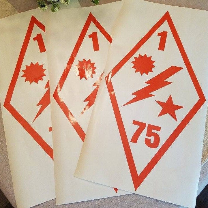 75th Ranger Regiment Vinyl Decal Sticker, Army Ranger Insignia