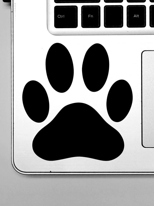 Cat Paw Print Vinyl Decal Sticker for car, truck, window, hood, door, fender, cup, pet bowl and laptop