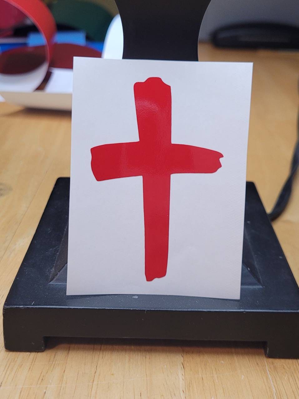 Christian Cross Vinyl Decal Sticker for Car, Truck, RV, Camper, Van, Trailer