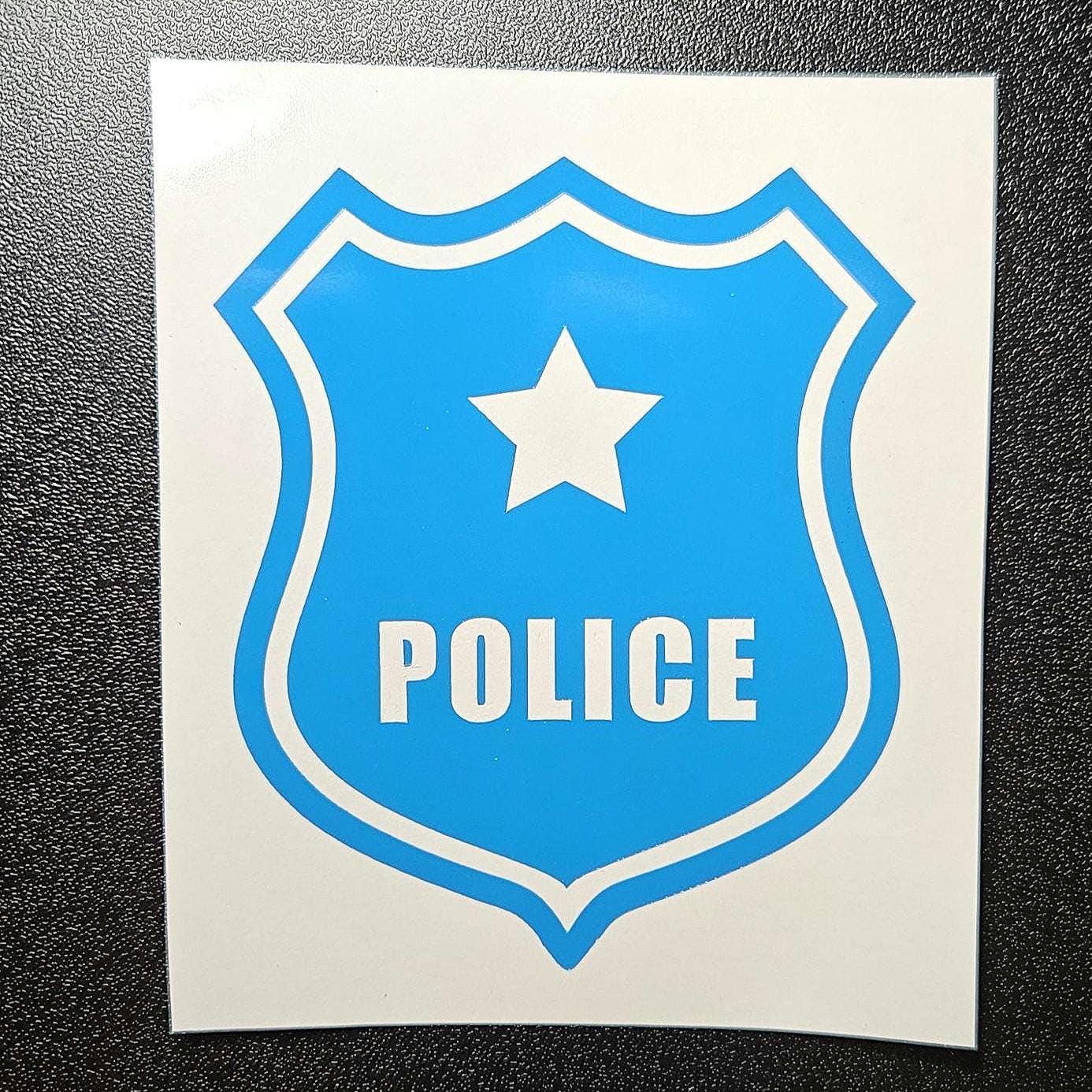 Police Department Window Vinyl Decal Sticker for a Car, SUV, Truck, Trailer, Toy.