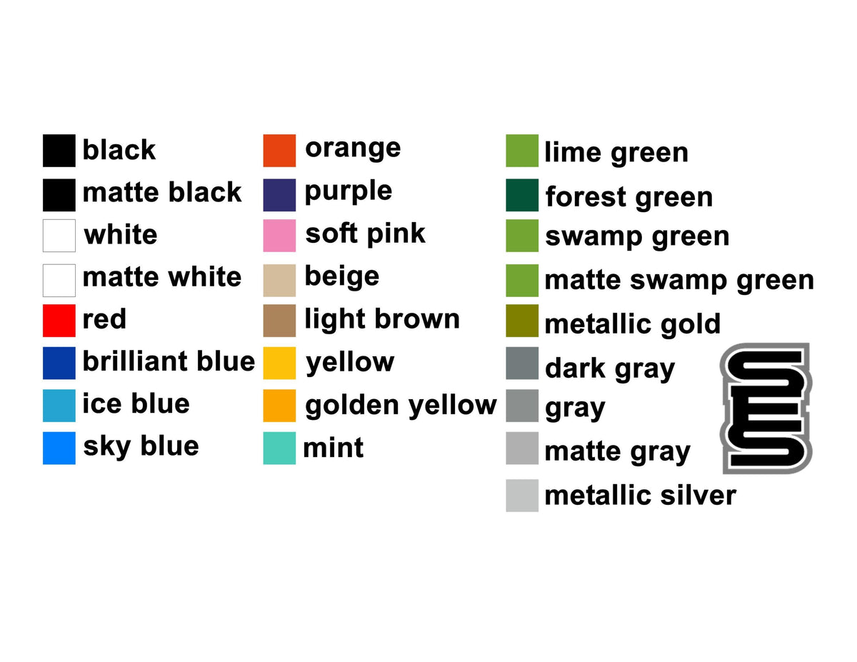 Trees Vinyl Decal, Car Truck RV Camper Van Trailer Graphics