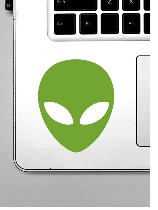Alien Vinyl Decal Sticker for car window cup, Sci-Fi sticker, UFO sticker, Alien Laptop Computer Decal, AREA 51