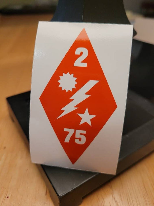 75th Army Ranger Regiment Vinyl Decal Sticker for car truck cup, Ranger Insignia, Ranger Battalion Diamond, Ranger Sticker 75