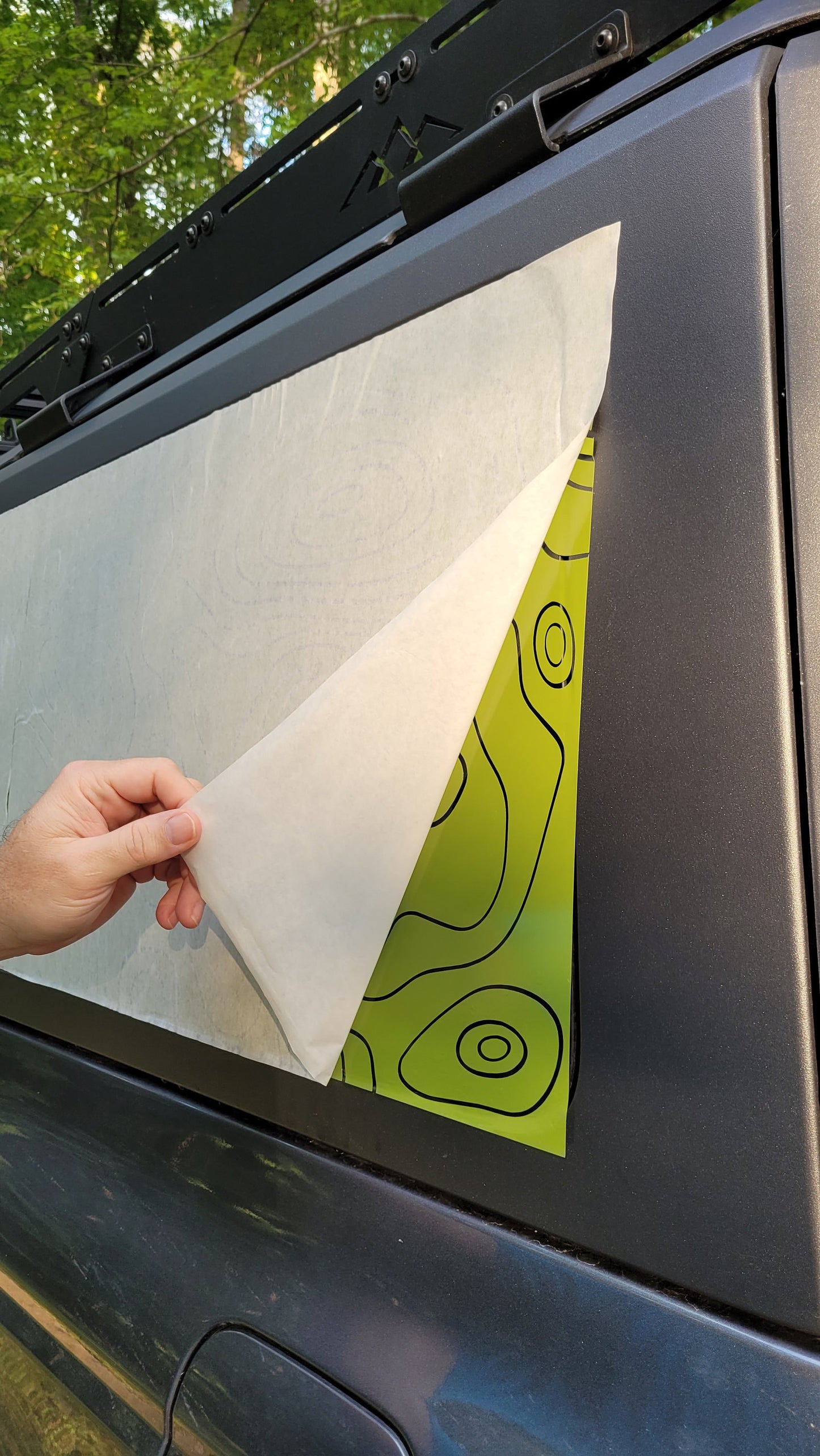Topography Vinyl Decal Sticker DIY for your Car, Truck, Windows, RV, Camper, Trailer. Topographical lines decal, multiple colors and sizes.