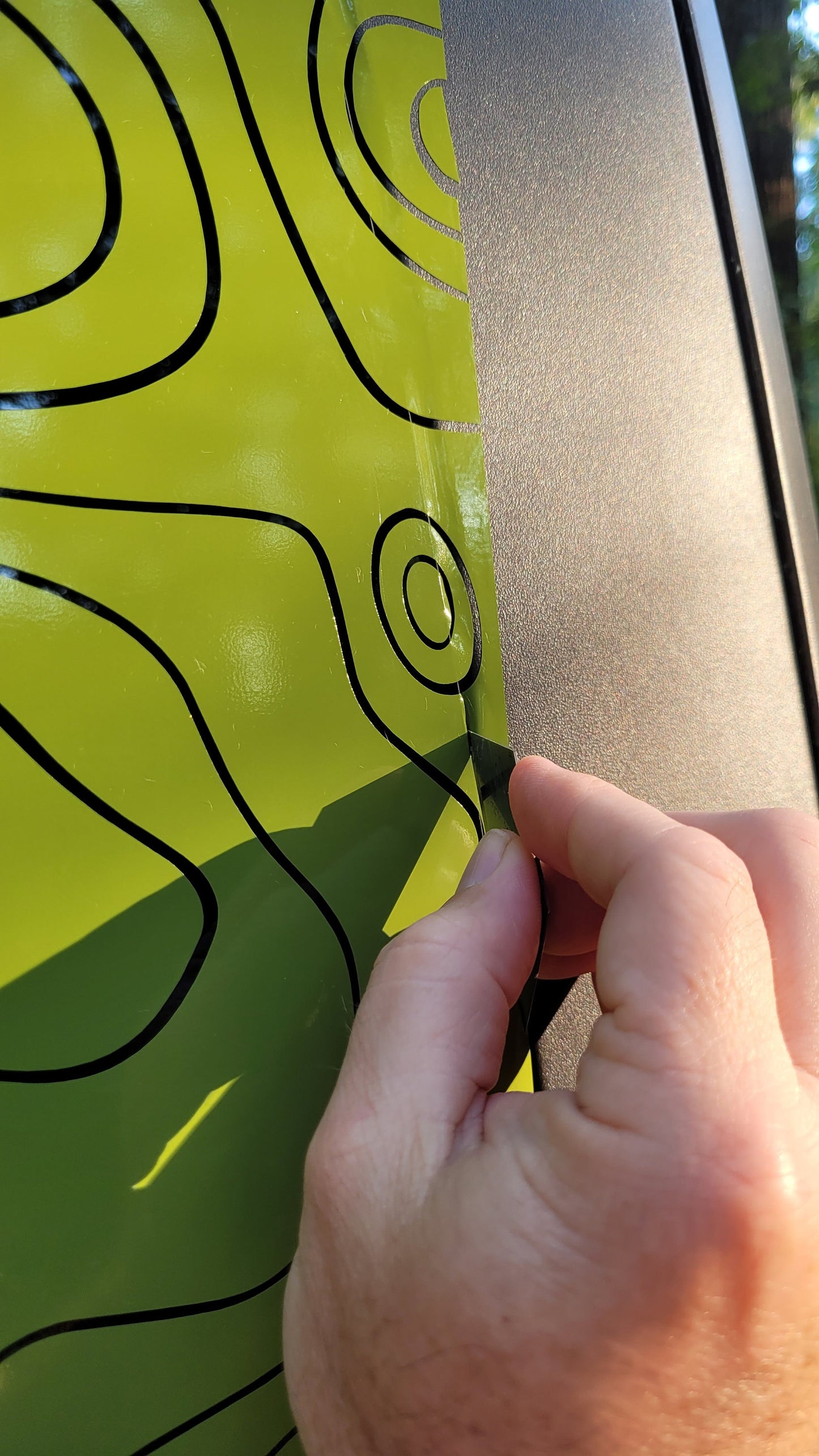 Topography Vinyl Decal Sticker DIY for your Car, Truck, Windows, RV, Camper, Trailer. Topographical lines decal, multiple colors and sizes.