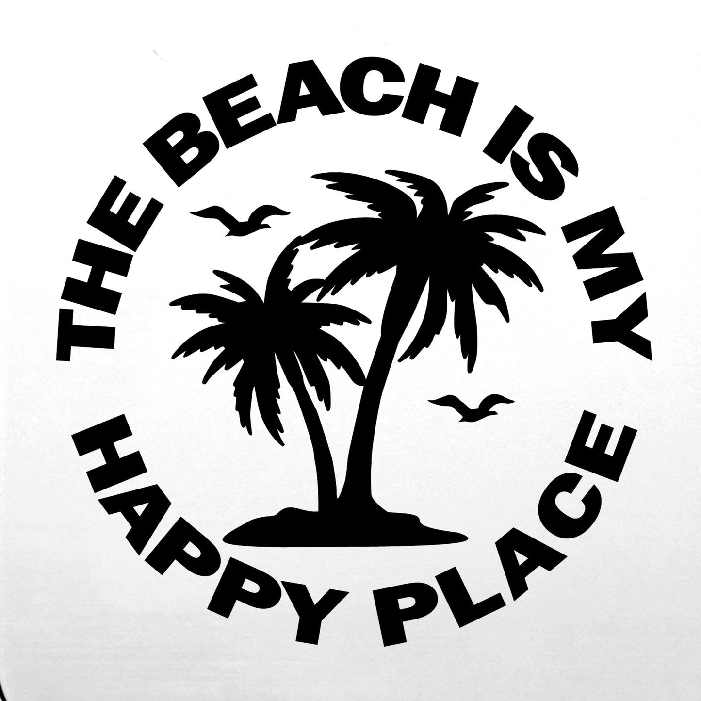 Beach is My Happy Place Decal Sticker for Car, Truck, RV, Camper and Trailer (Copy)