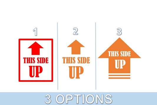 This Side Up Vinyl Decal for Truck, SUV, ATV