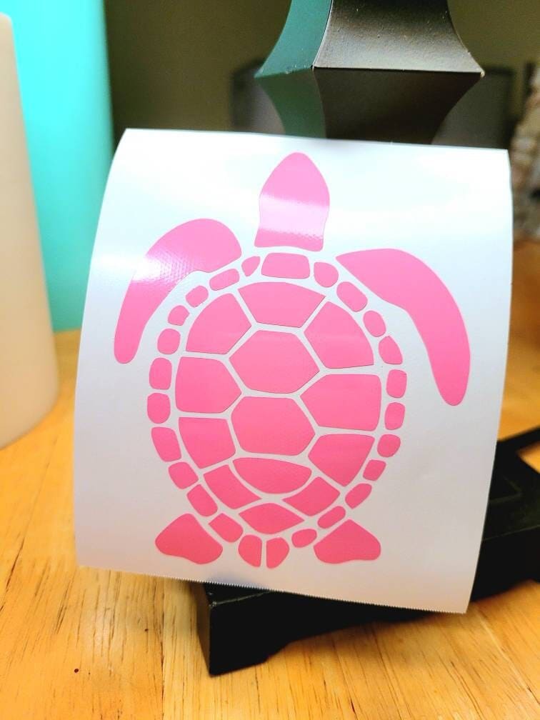 Sea Turtle Vinyl Decal, Car Truck RV Decor