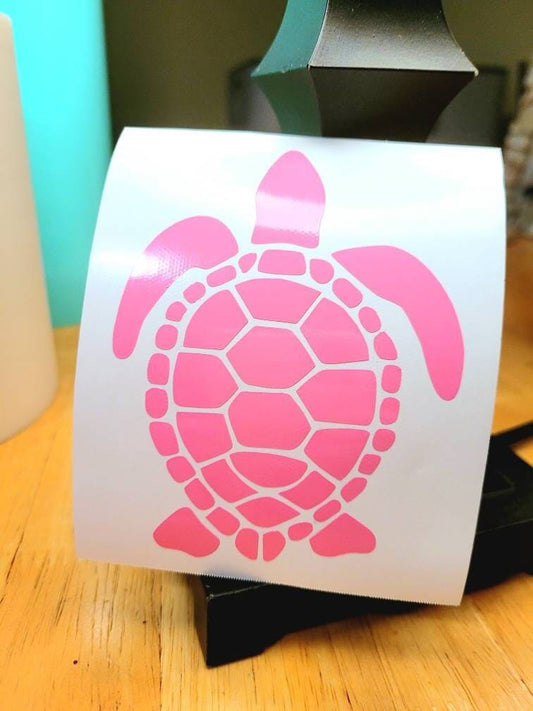 Sea Turtle Vinyl Decal, Car Truck RV Decor