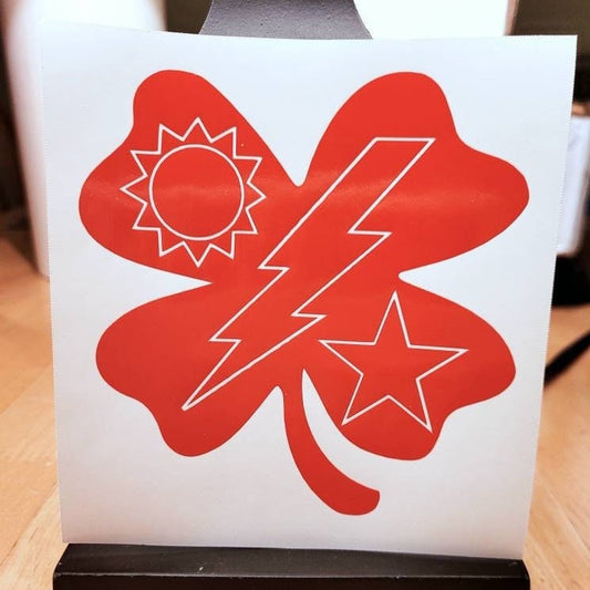 75th Ranger Regiment Clover Vinyl Decal for Car, Truck, RV, Camper, Van, Trailer, Laptop