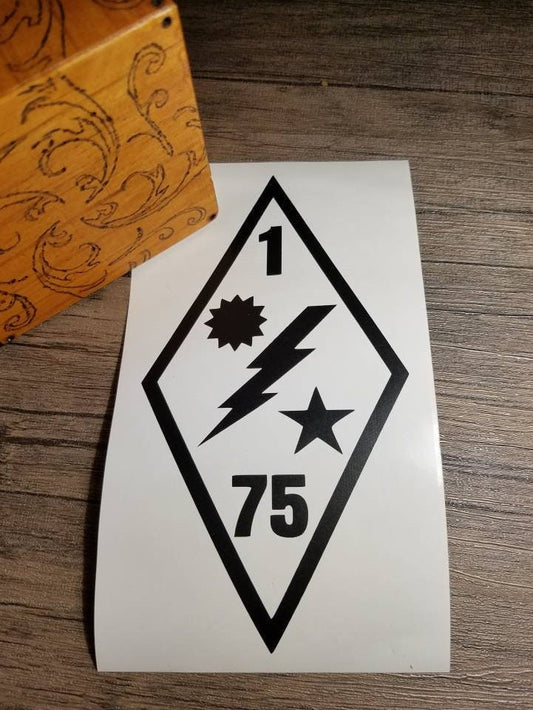 75th Ranger Regiment Vinyl Decal Sticker, Army Ranger Insignia
