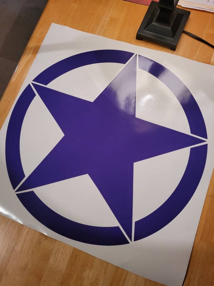 Star Vinyl Decal Sticker for Car, Truck, Van, RV, Camper, Trailer