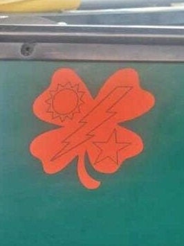 75th Ranger Regiment Clover Vinyl Decal for Car, Truck, RV, Camper, Van, Trailer, Laptop