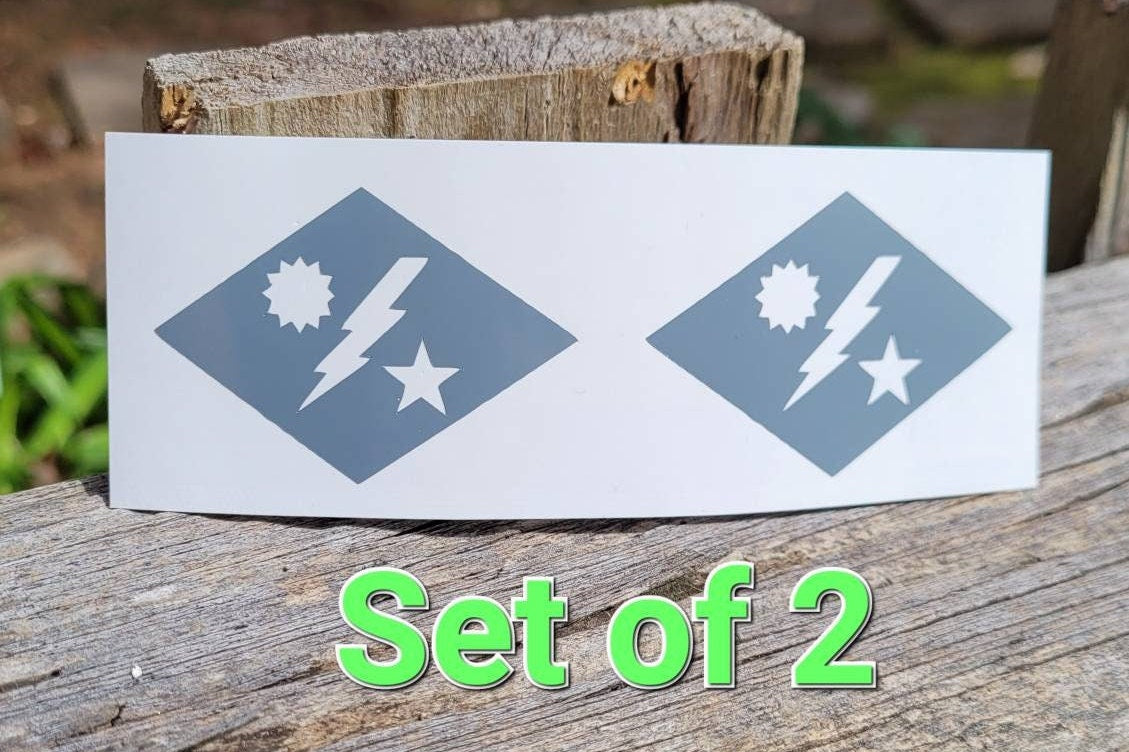 75th Ranger Regiment Diamond Vinyl Decal, Army Insignia Sticker for Car Truck RV Van Camper Trailer