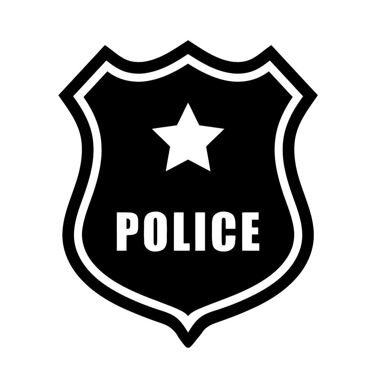 Police Department Window Vinyl Decal Sticker for a Car, SUV, Truck, Trailer, Toy.