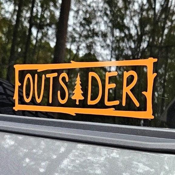 Outsider Nature Decal Sticker for Car, RV, Adventure Gift